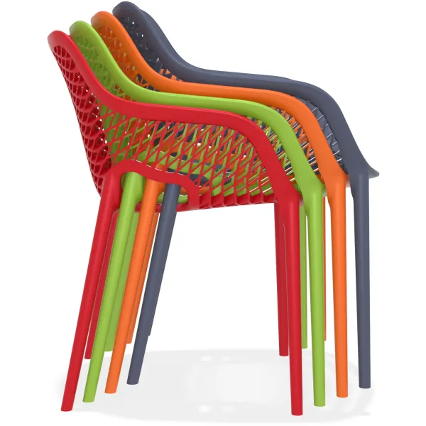 Sky armchair orange (Chairs and armchairs)