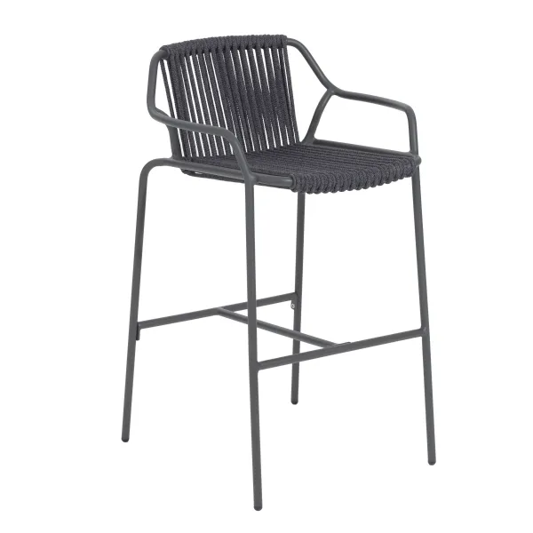 Easy barstool anthracite / anthracite (Bar stools)