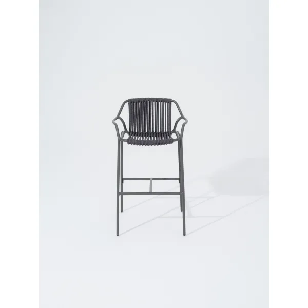 Easy barstool anthracite / anthracite (Bar stools)