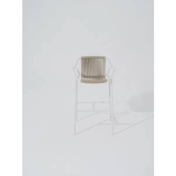 Easy barstool white / beige (Bar stools)