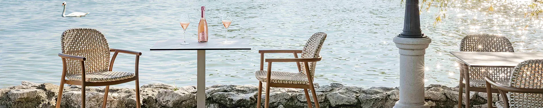 Outdoor furniture from the collection: Lilie