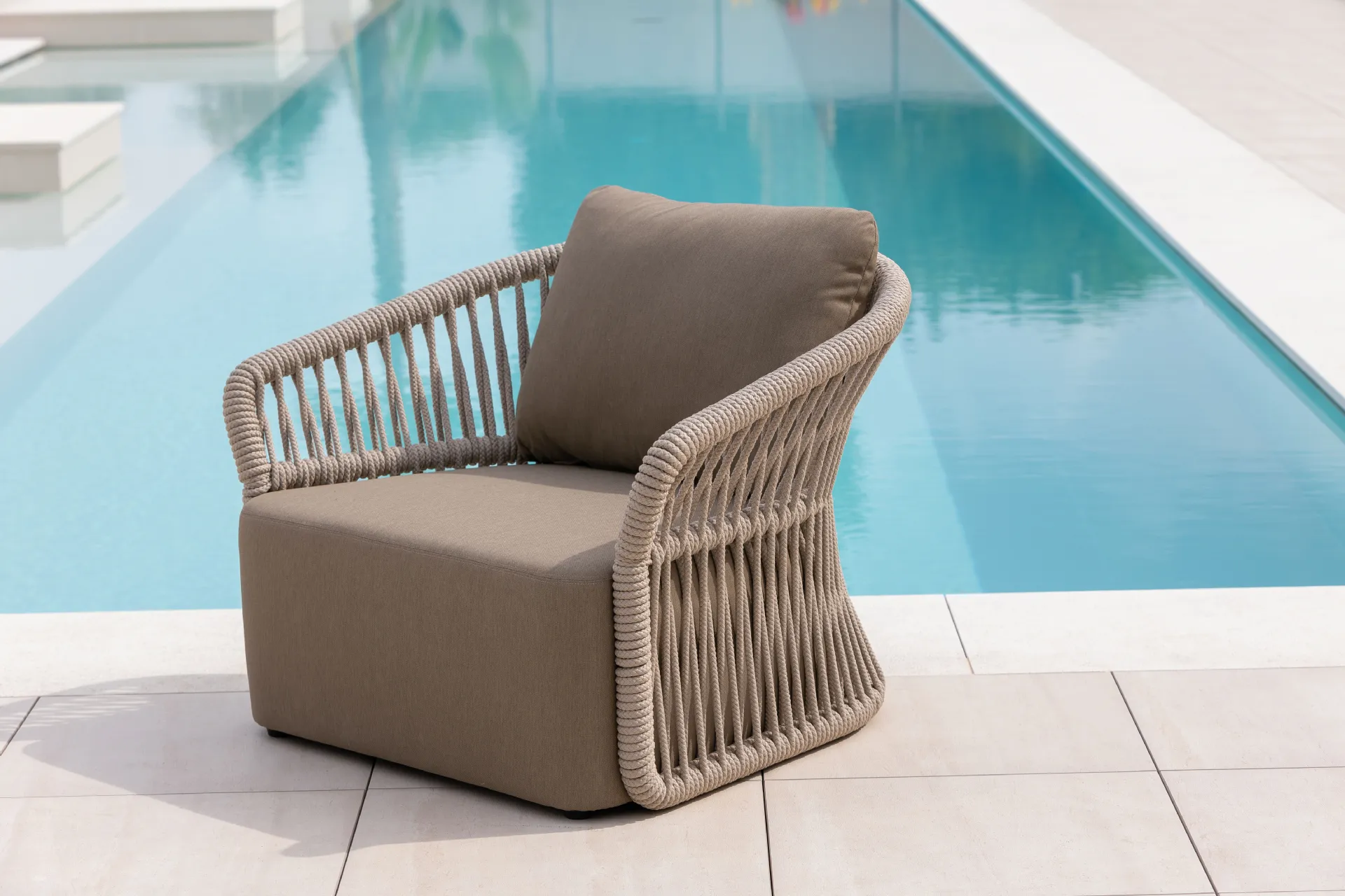 Method Lounge Armchair white/beige - outdoor furniture