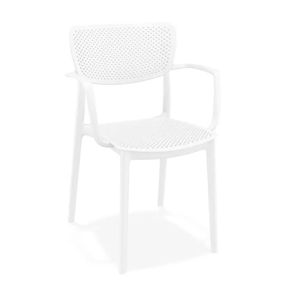 Loft armchair white (Chairs and armchairs)