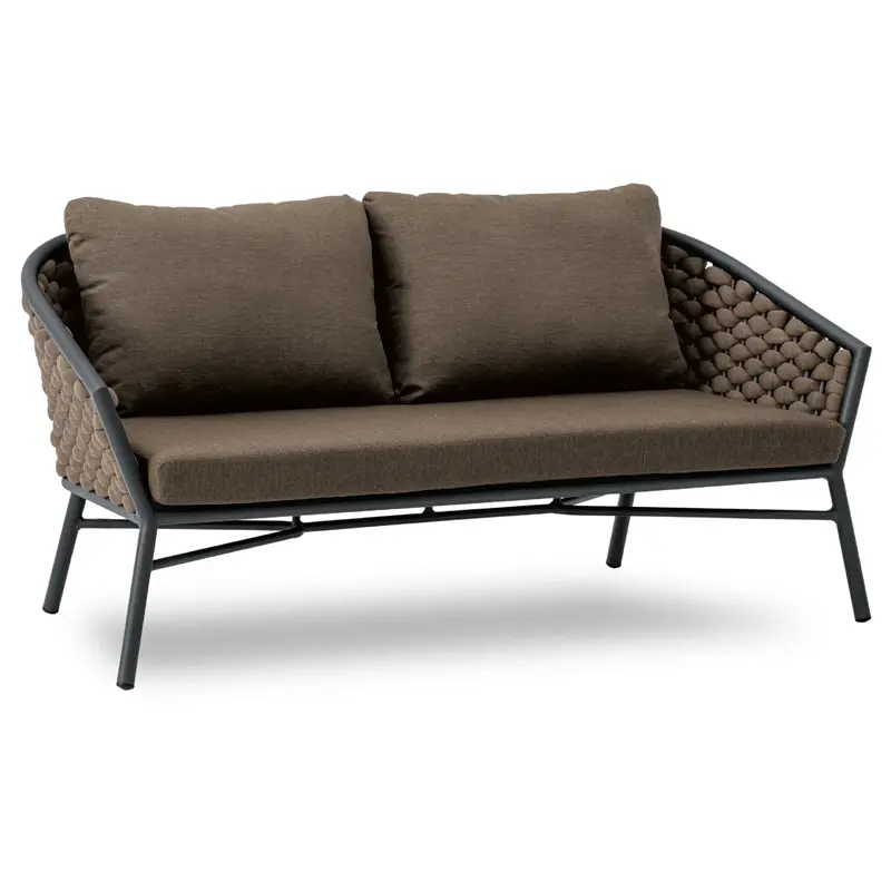 Dub 2 seater Sofa anthracite/taupe (Lounge sets)