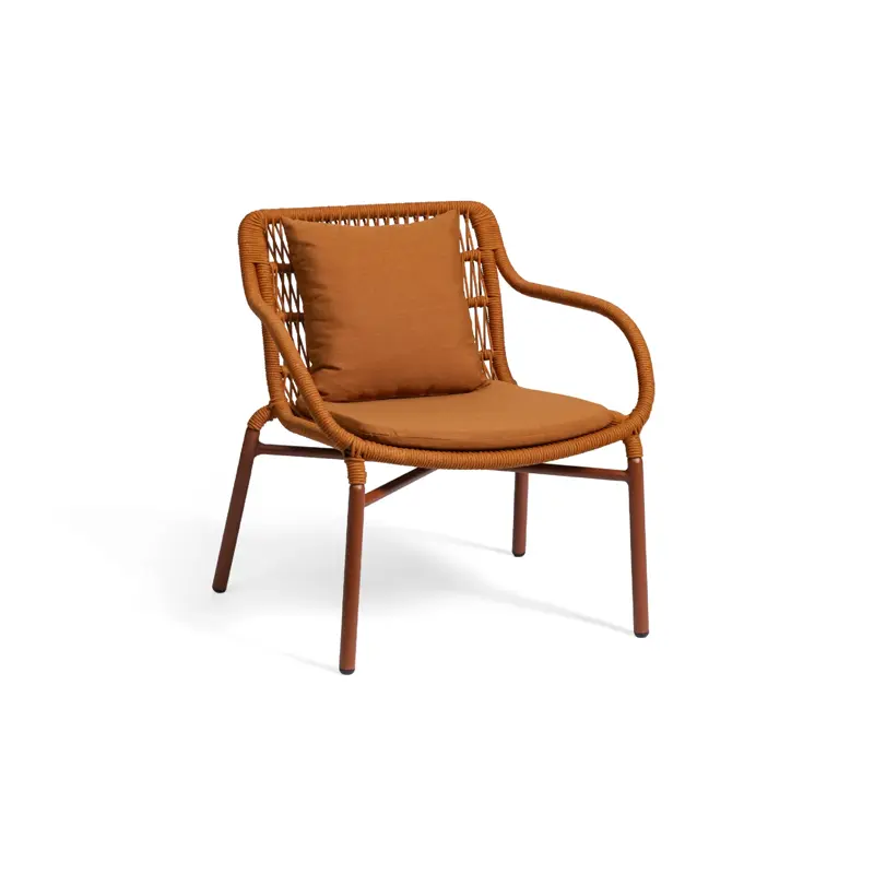 Leaf Lounge Armchair terracotta