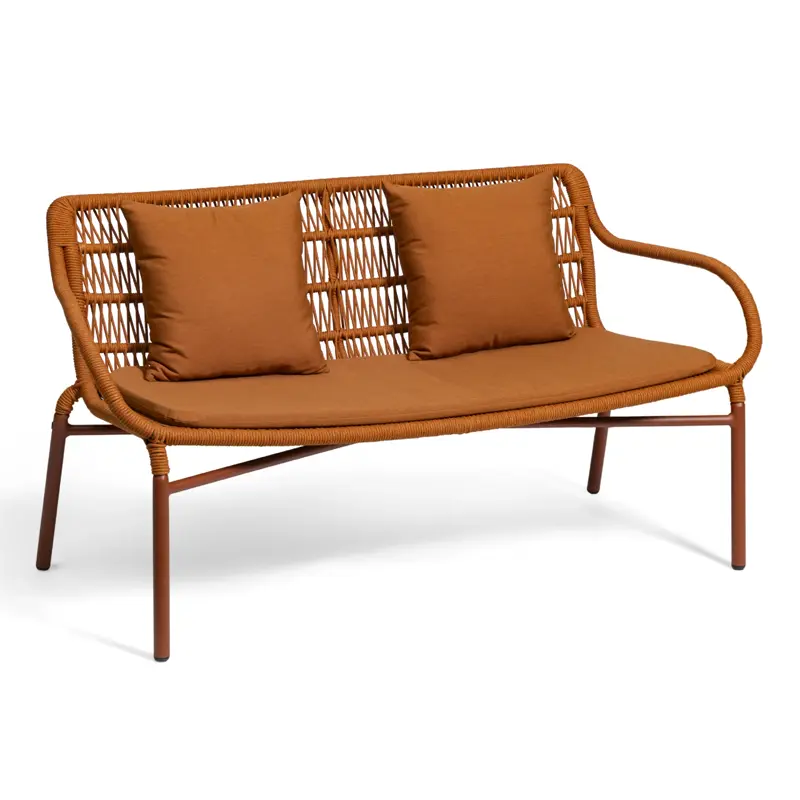 Leaf 2 seater Sofa terracotta