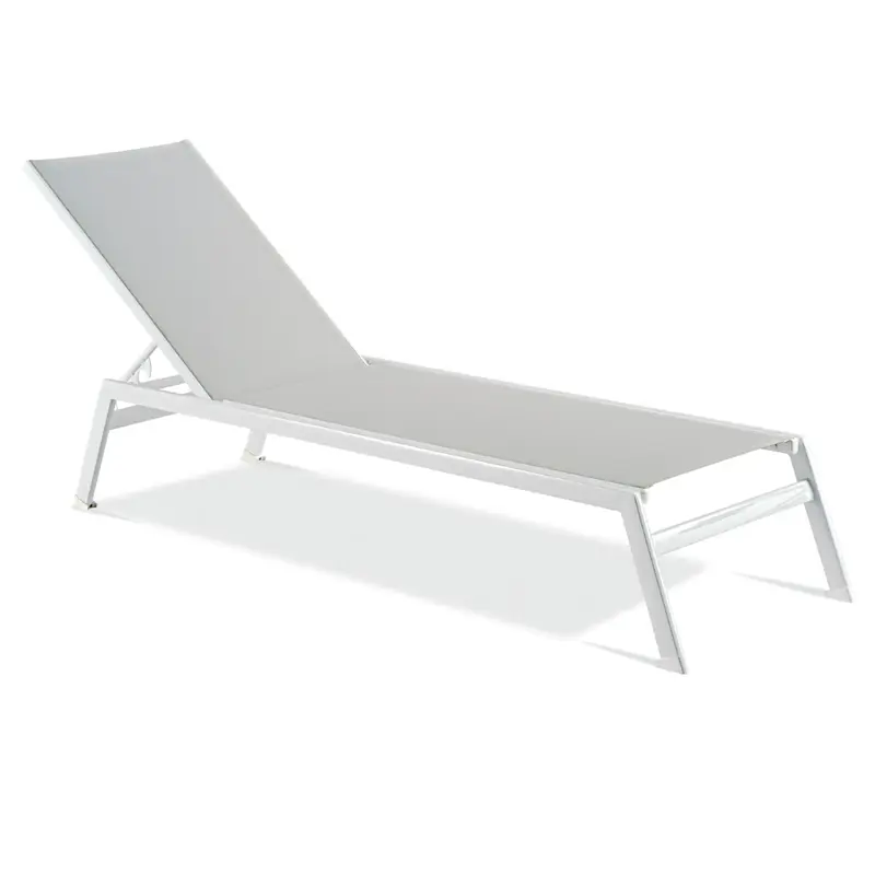 Malindi Sunlounger light grey (Sunloungers)