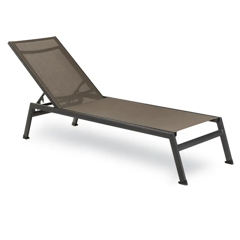 Outdoor furniture: Malindi Sunlounger taupe