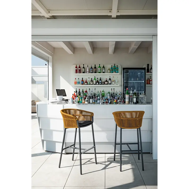 Lake Barstool anthracite/senape (Bar stools)