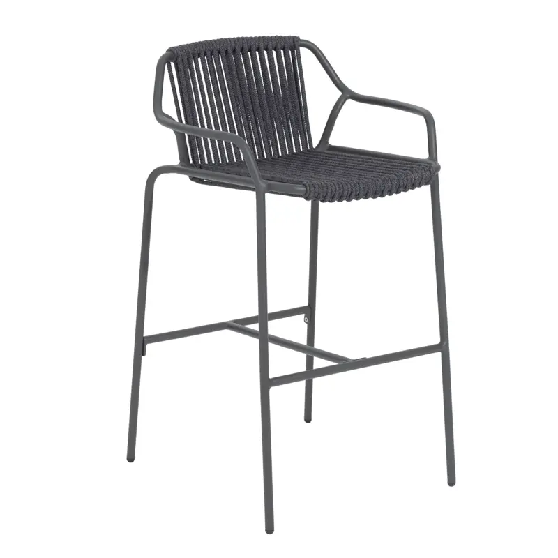 Easy barstool anthracite / anthracite