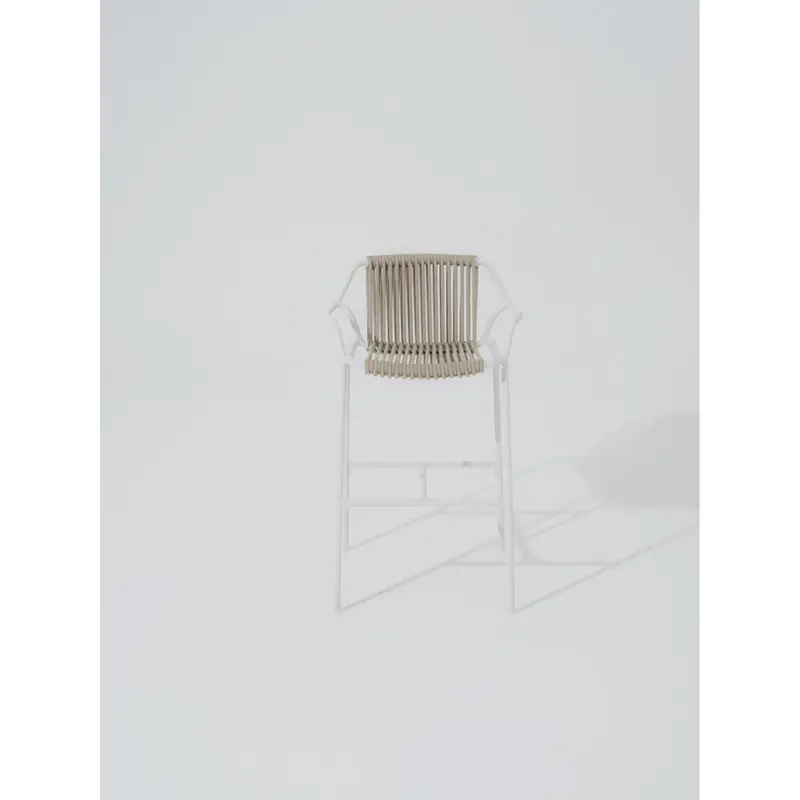 Sgabello Easy bianco / beige (Sgabelli)