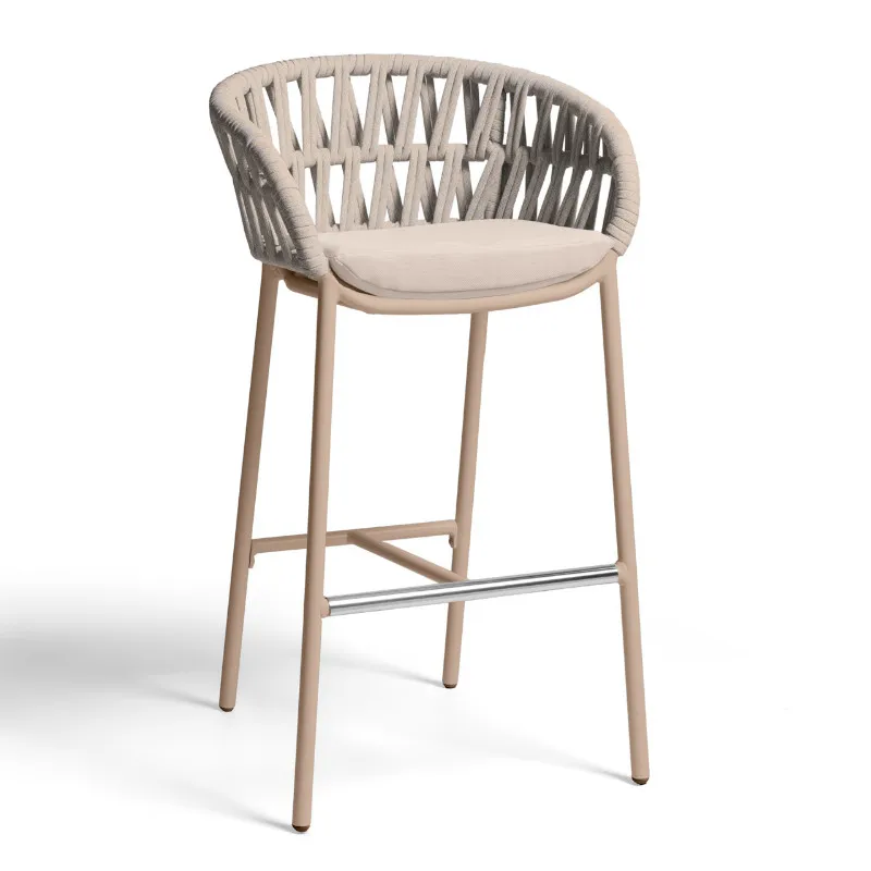 Sgabello Manila ecru