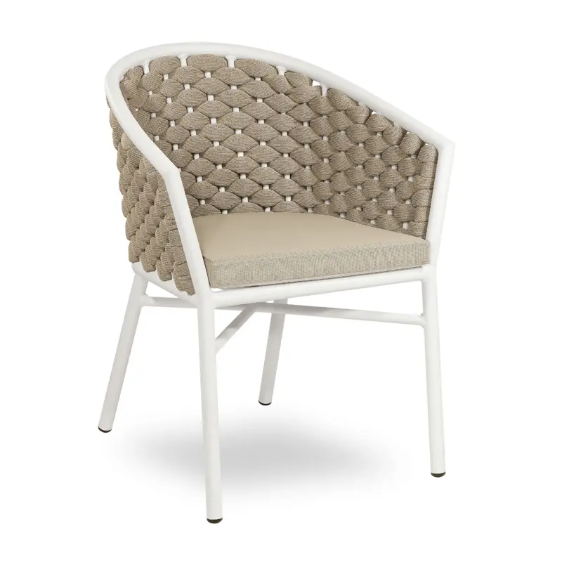 Dub armchair white/beige