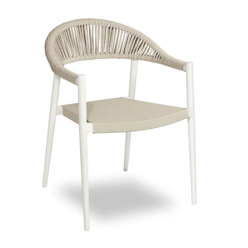 Praga armchair white