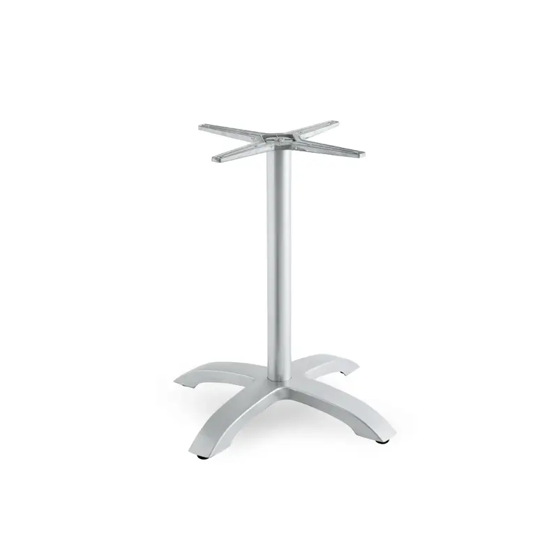 Capri 4 base silver (Table bases)