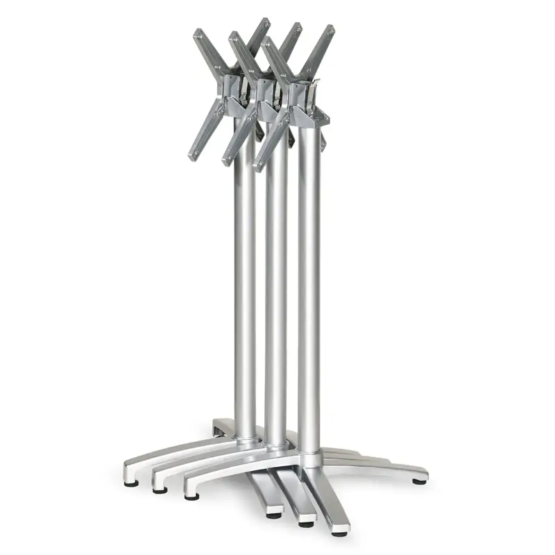 Domino bar base silver (Table bases)