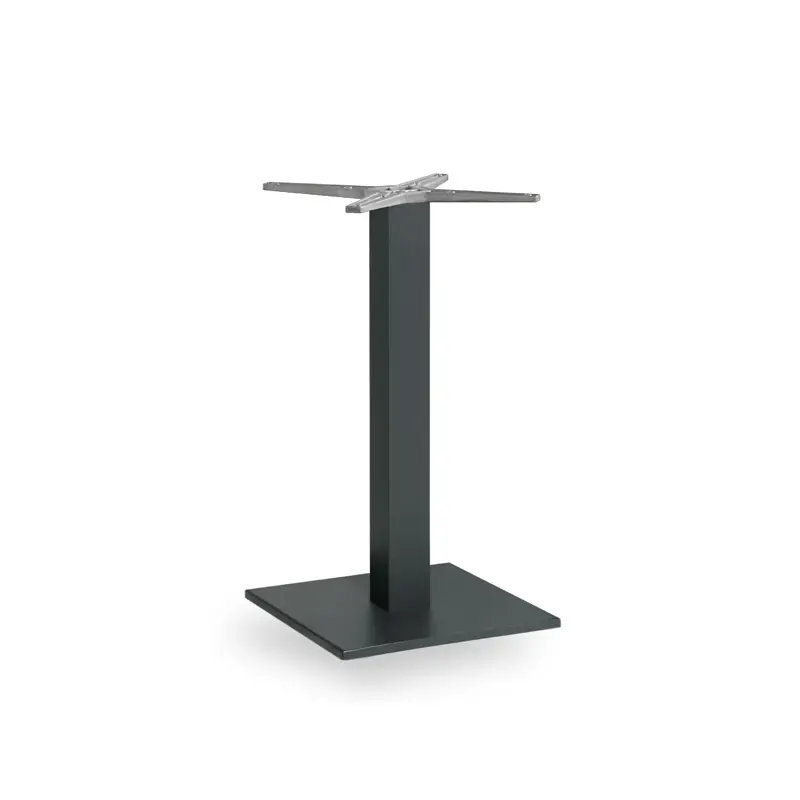 Lugano cm. 40x40 base anthracite (Table bases)