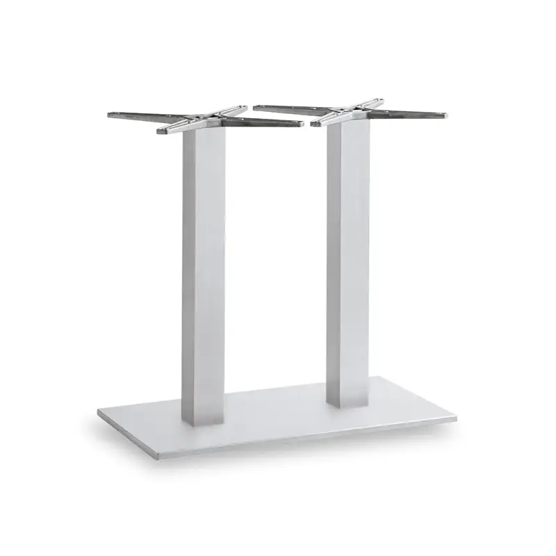 Lugano rectangular base alu (Table bases)