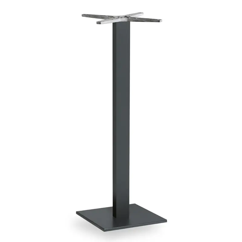 Lugano bar base anthracite (Table bases)