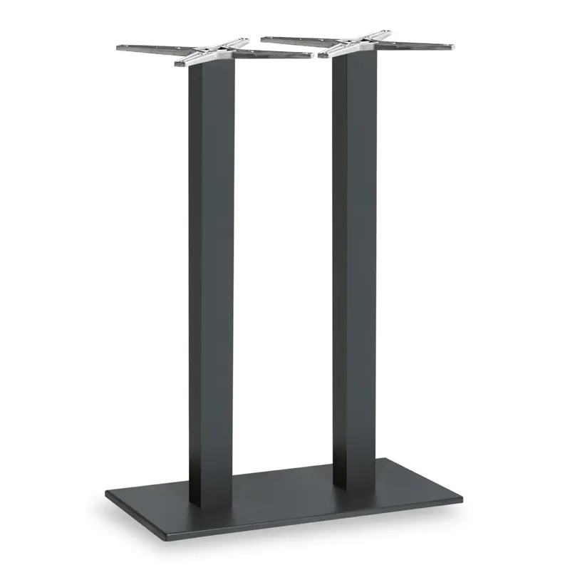 Lugano Bar base rectangular anthracite (Table bases)