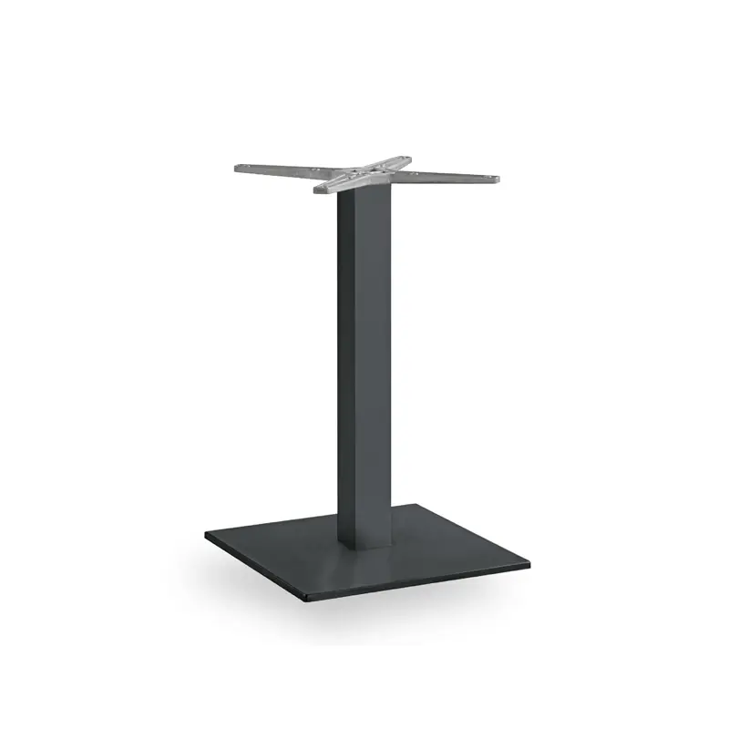 Lugano cm. 47x47 base anthracite (Table bases)