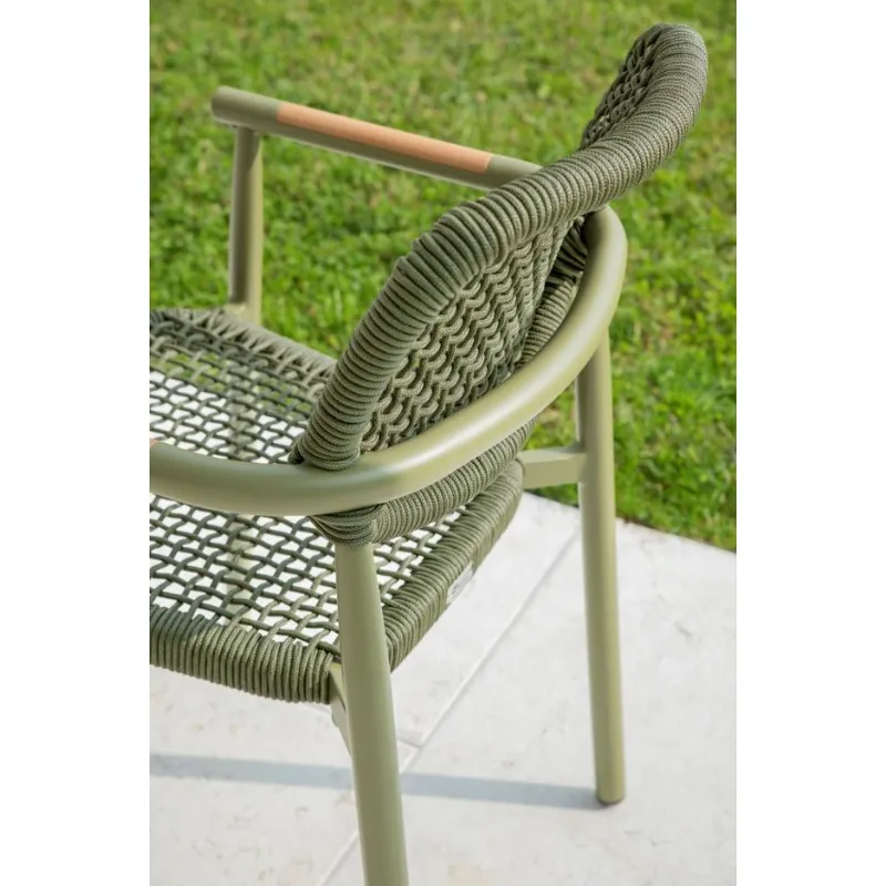 Fauteuil Cloe vert olive (Chaises et fauteuils)
