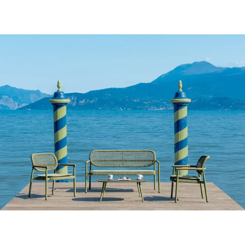 Fauteuil de salon Cloe vert olive (Ensembles de salon)