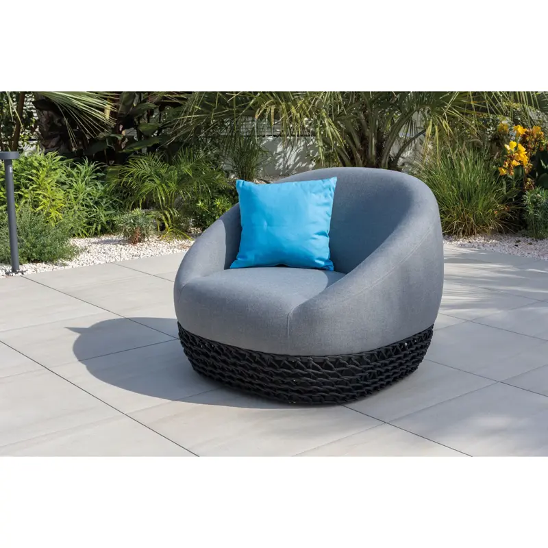 Tonga Armchair anthracite/grey (Lounge sets)