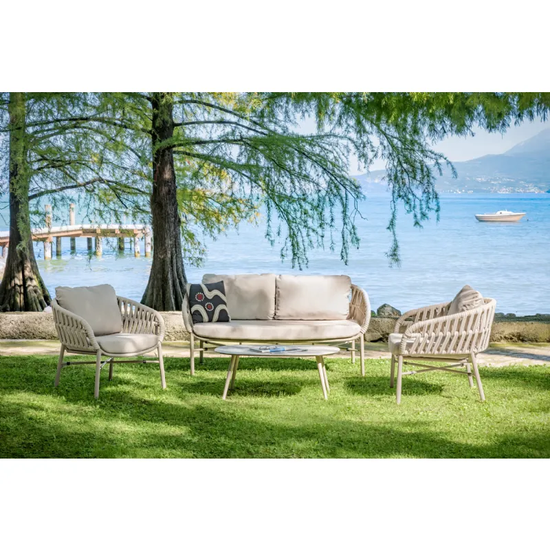 Manila 2 seater sofa ecru (Lounge sets)