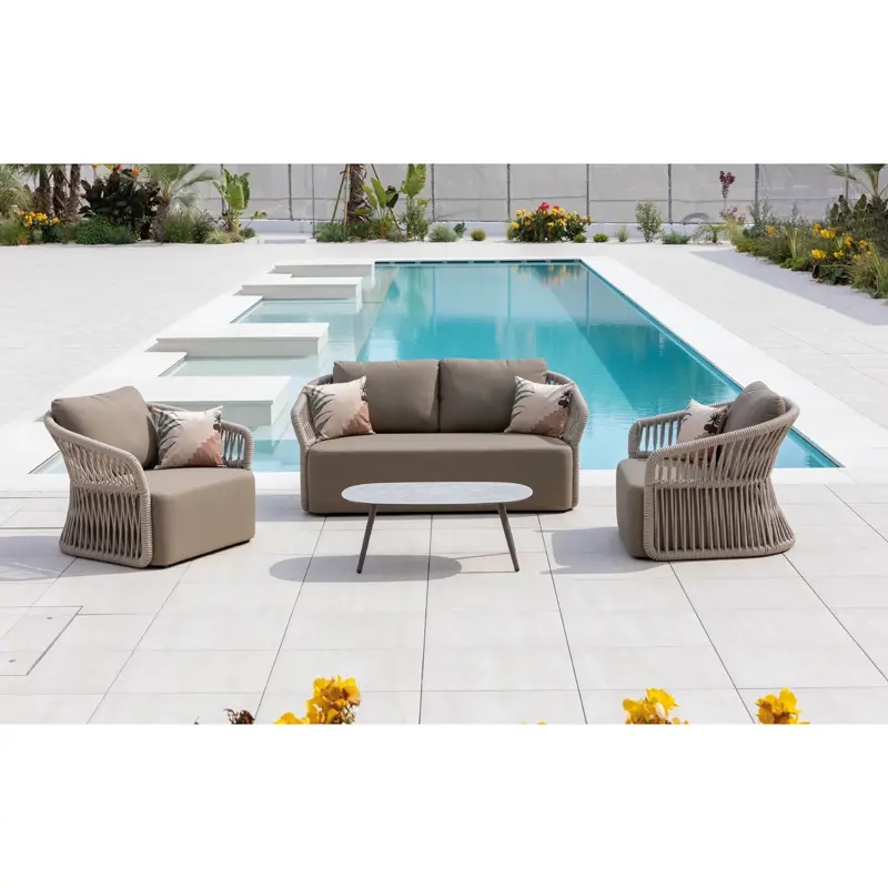 Method 2 seater Sofa white/beige (Lounge sets)