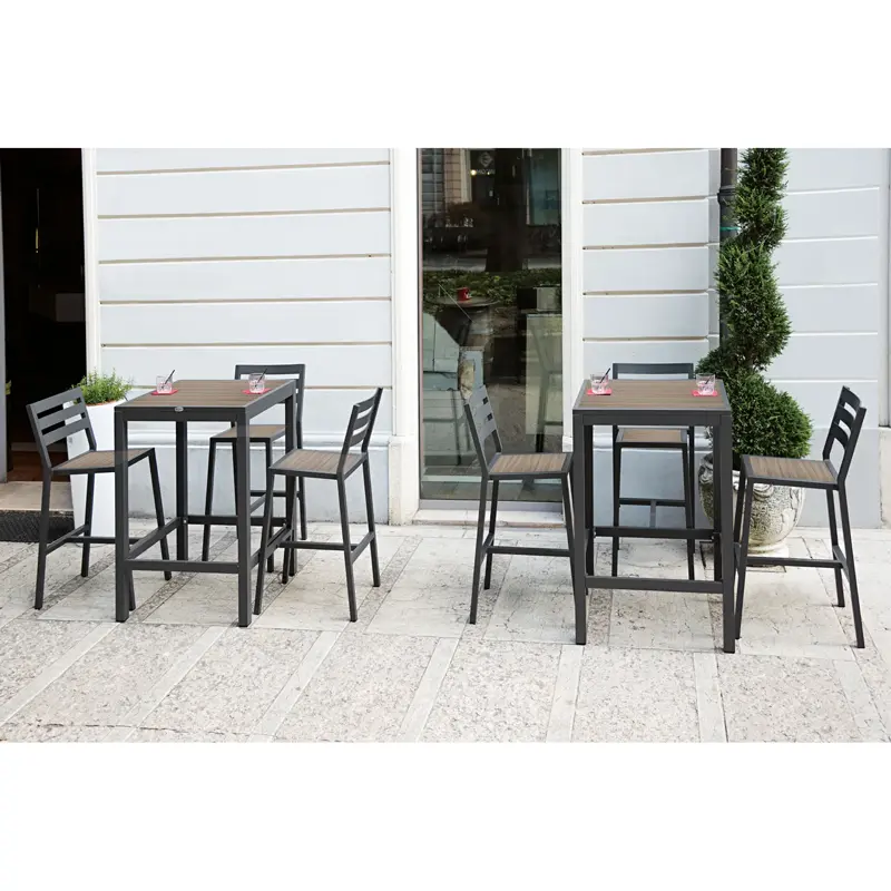 Oslo big Barstool anthracite (Bar stools)