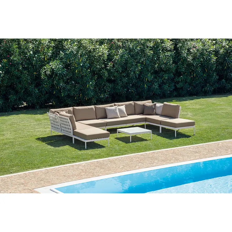 Cuscino schienale Villa lounge taupe (Salotti)